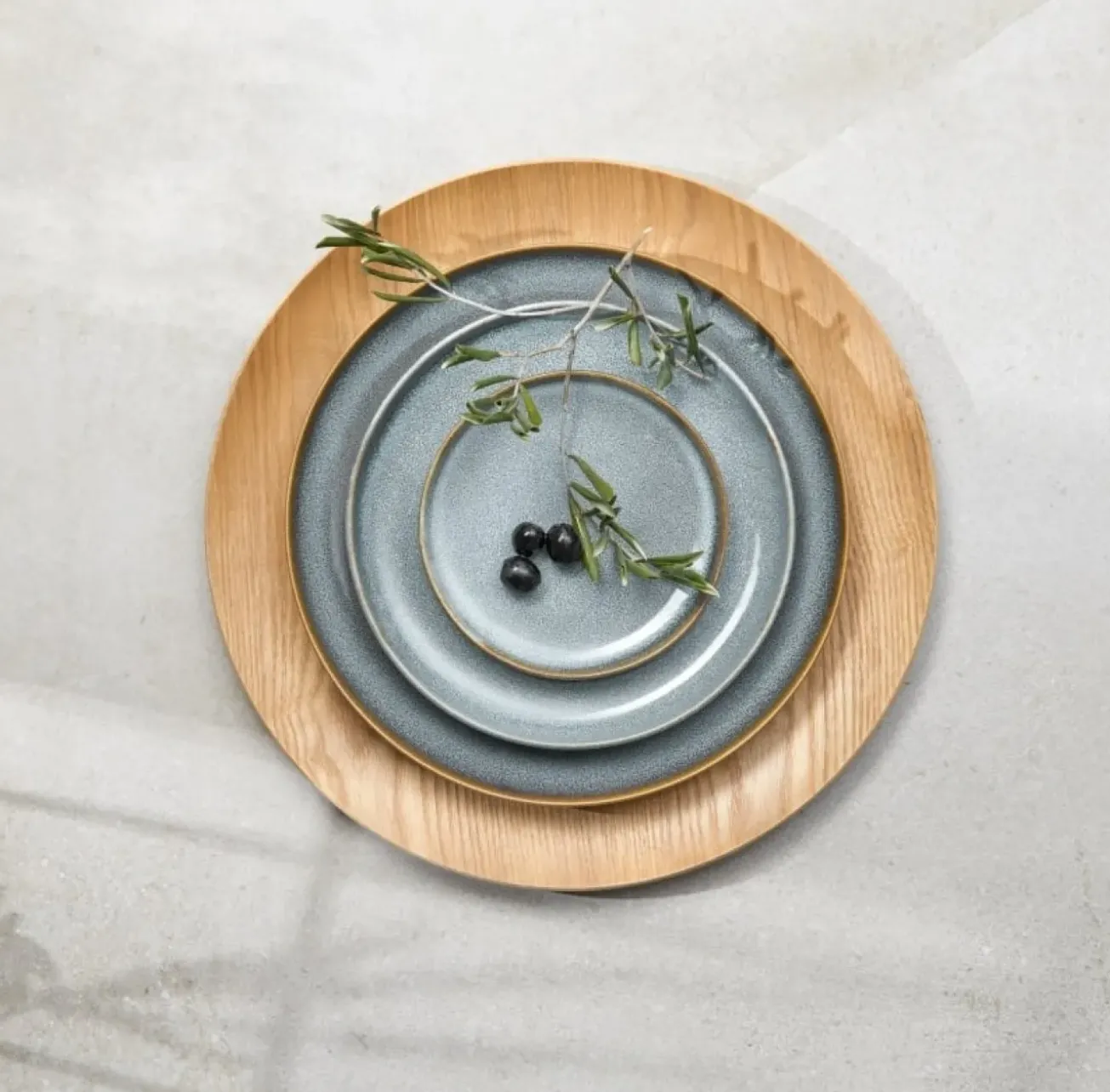 Bath & Living ASA Selection SAISONS flat plate 15 cm color Denim (blue)