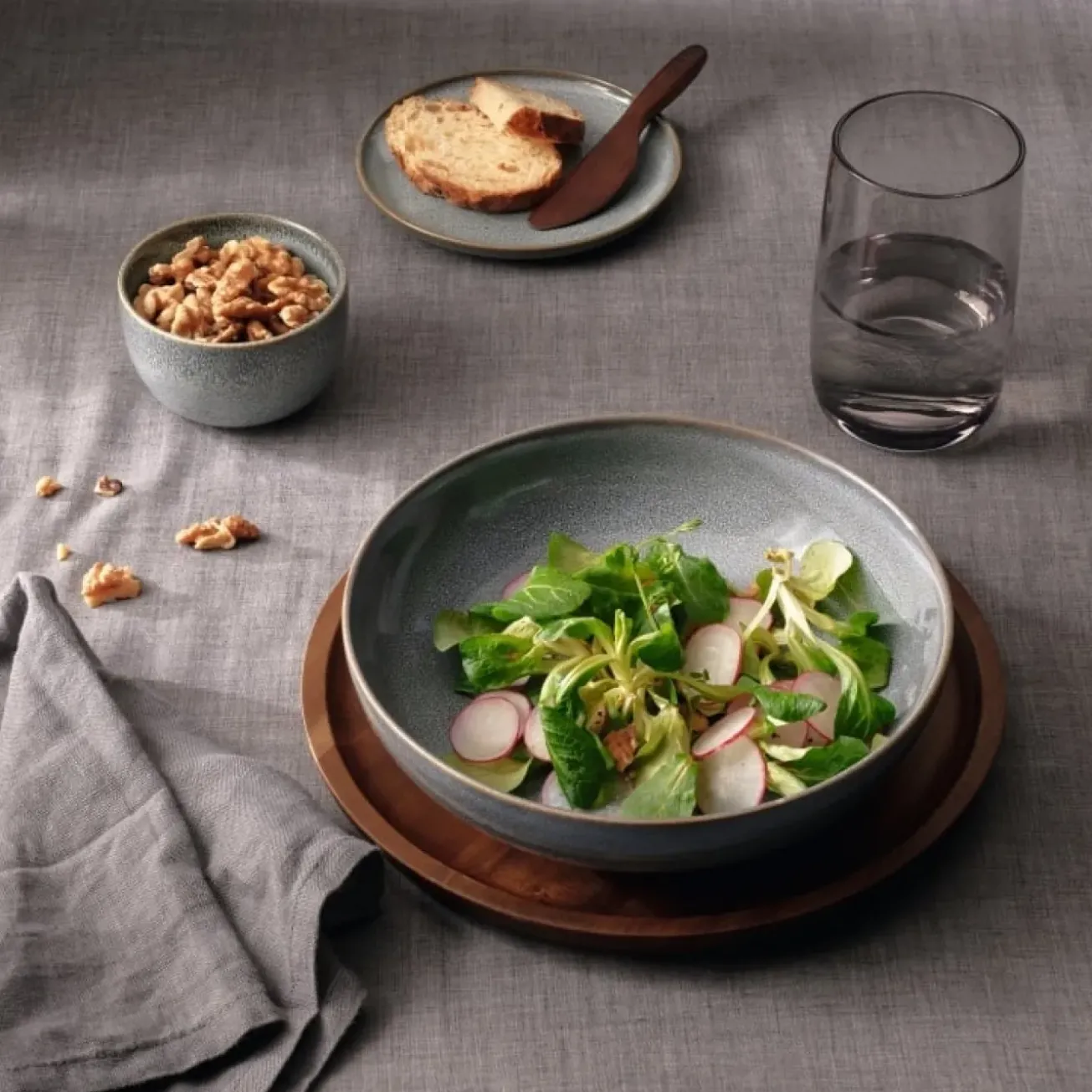 Bath & Living ASA Selection SAISONS flat plate 15 cm color Denim (blue)