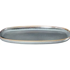 Bath & Living ASA Selection SAISONS flat plate oval 31 cm color Denim (blue)