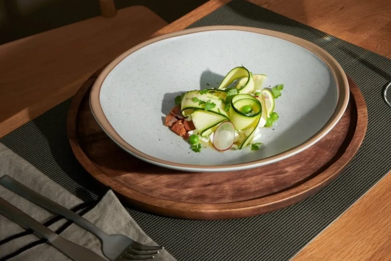 Bath & Living ASA Selection WOOD wooden plate 25 cm