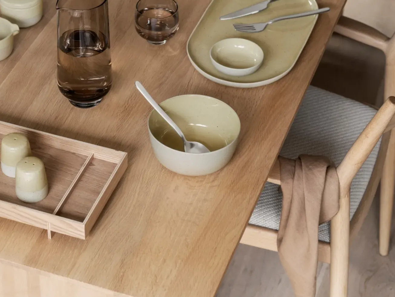 Bath & Living Blomus ABENTO tray / tray wood (64191) large