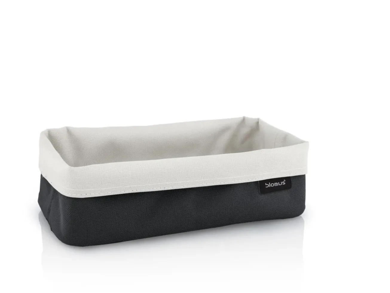 Bath & Living Blomus ARA storage basket 2-sided Anthracite (Large) 68895