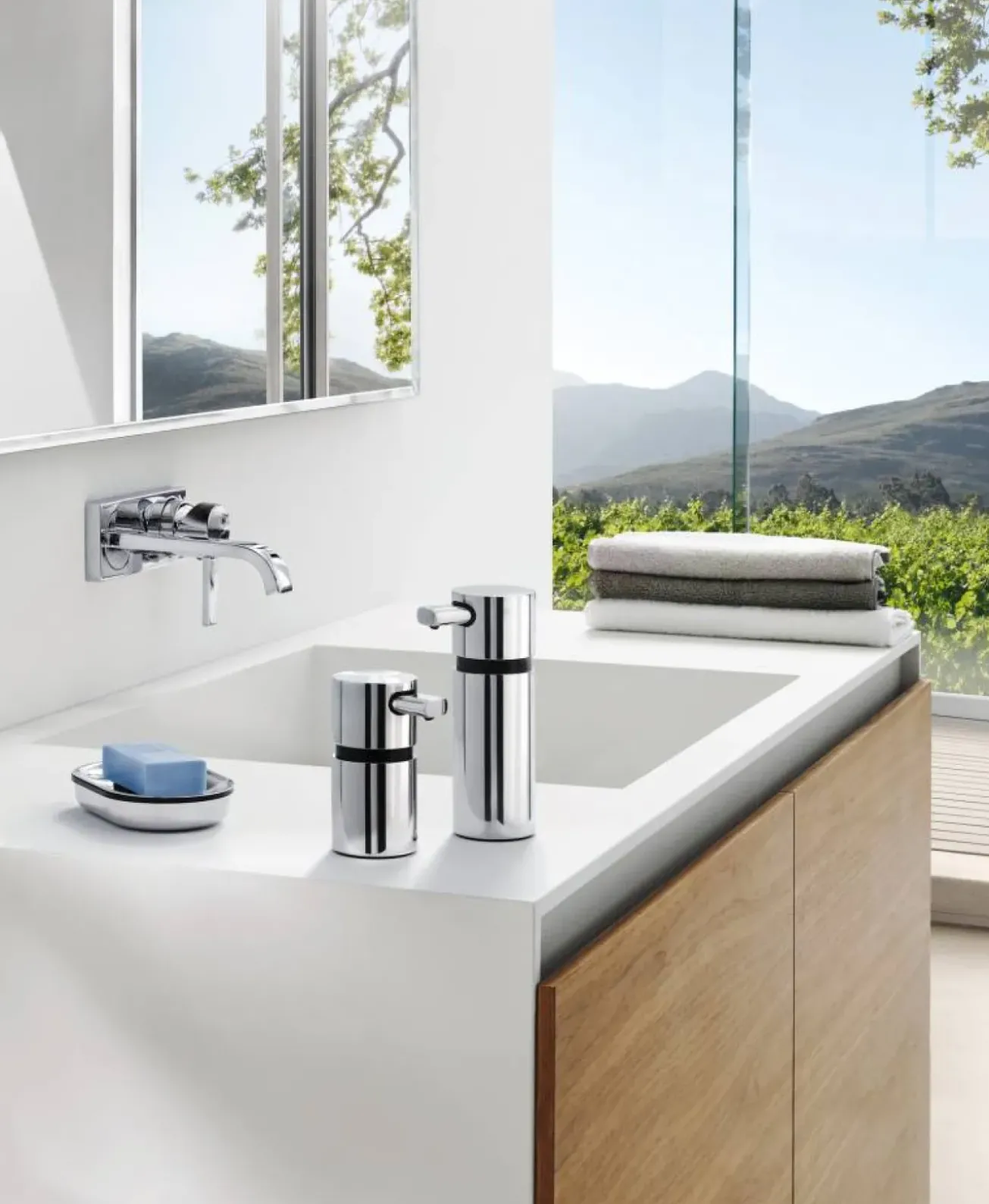 Bath & Living Blomus AREO toilet roll holder 2-roll (gloss) 68817