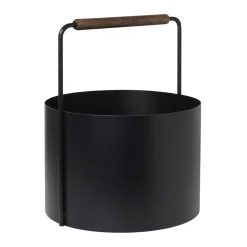 Bath & Living Blomus ASHI firewood basket medium (brown oak) 66165