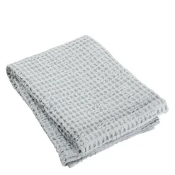 Bath & Living Blomus Bath towel waffle pattern 70x140 cm CARO color Micro Chip, light gray, 400 gr / m² (68998)