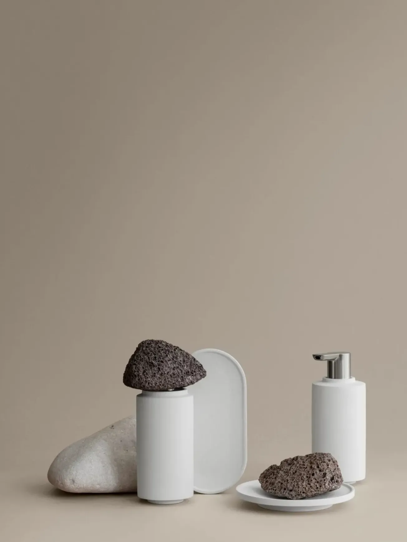 Bath & Living Blomus Blomus CRETO cup / toothbrush holder Lily White