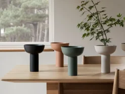 Bath & Living Blomus Blomus MIYABI vase Burned Metal high