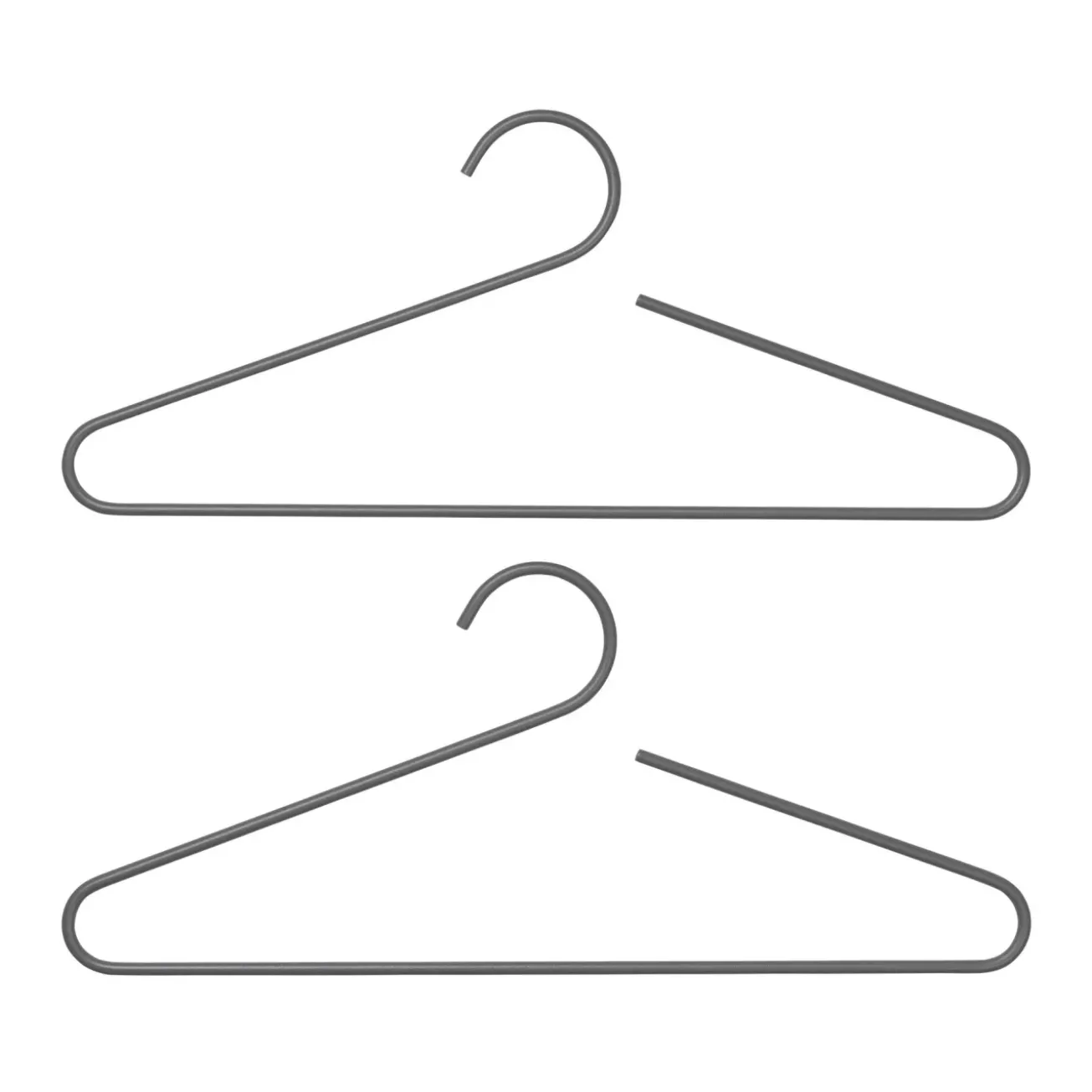 Bath & Living Blomus CURL clothes hanger Steel Gray (set / 2 pieces) 66006