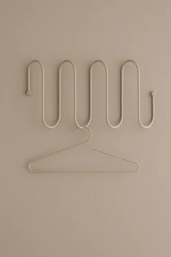 Bath & Living Blomus CURL clothes hanger Steel Gray (set / 2 pieces) 66006