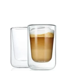 Bath & Living Blomus Double-walled glass NERO cappuccino (set/2) 63654