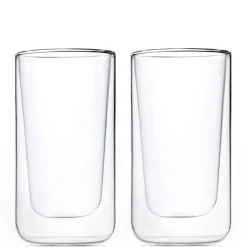 Bath & Living Blomus Double-walled glass NERO latte macchiato (set/2) 63655