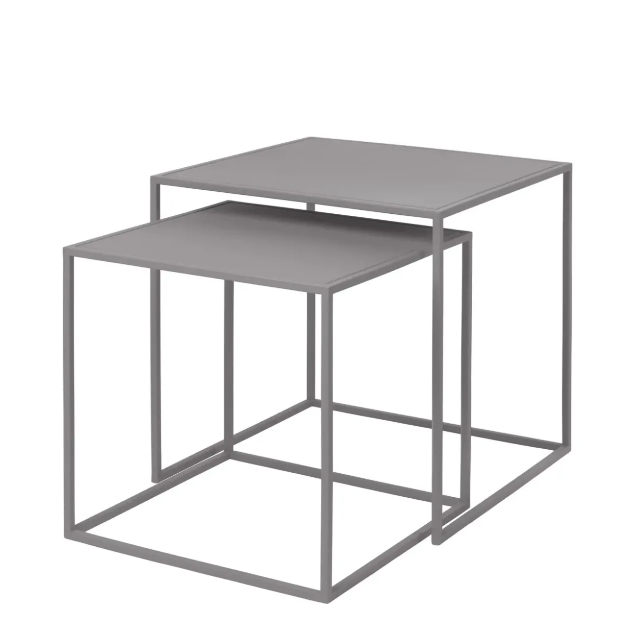 Bath & Living Blomus FERA set of 2 side tables color Mourning Dove (65989)