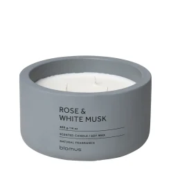 Bath & Living Blomus FRAGA scented candle Rose White Musk (400 grams) 65959