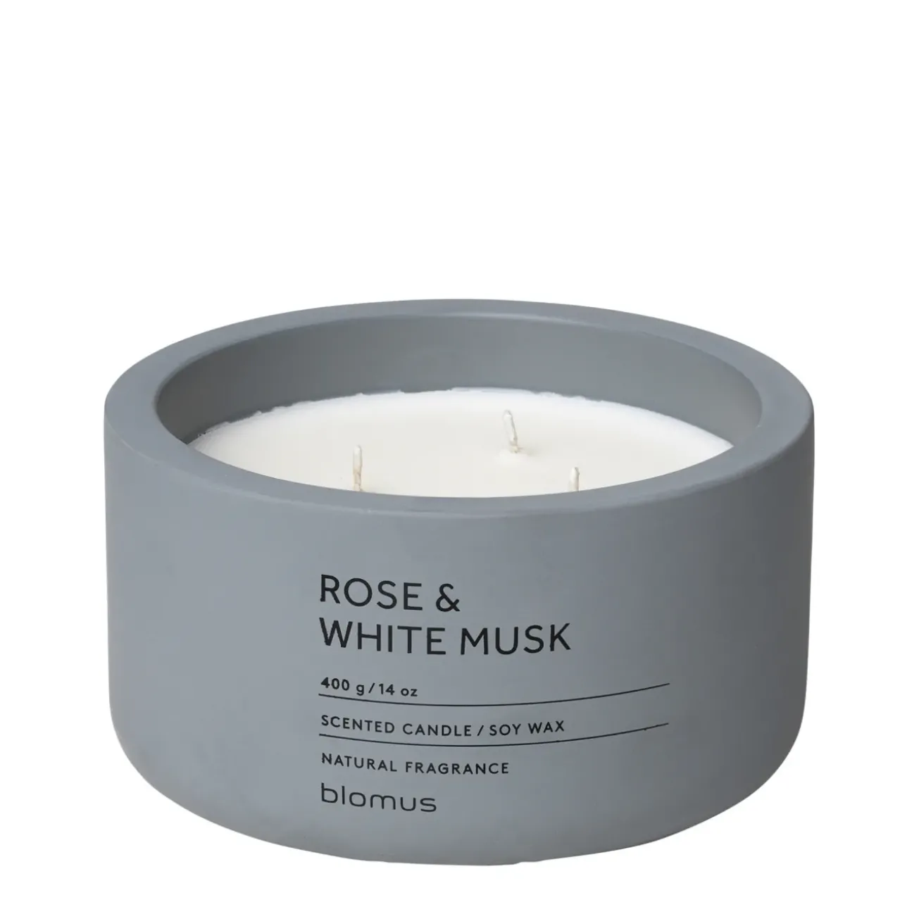 Bath & Living Blomus FRAGA scented candle Rose White Musk (400 grams) 65959