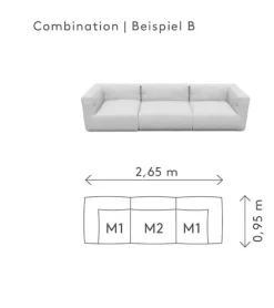 Bath & Living Blomus GROW lounge sofa B (.6207.B)