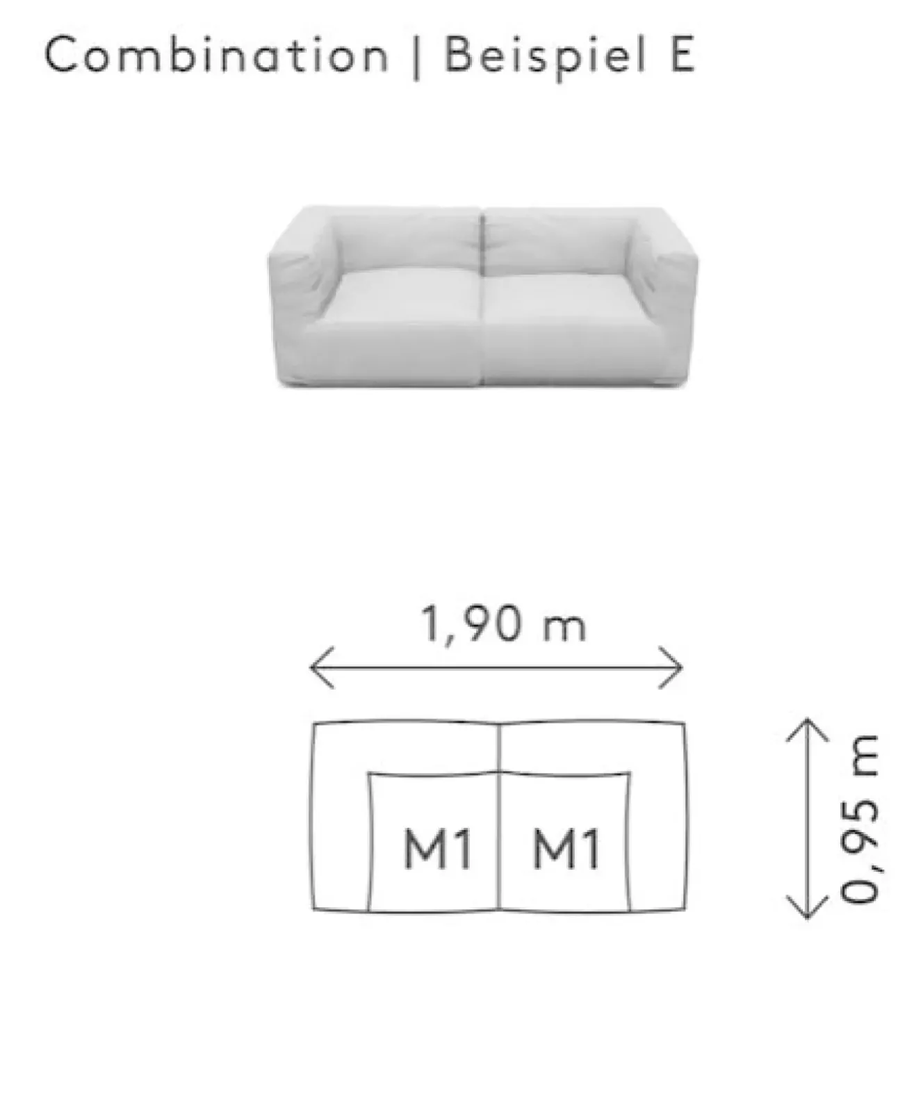 Bath & Living Blomus GROW lounge sofa E (.6207.E)