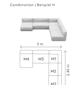 Bath & Living Blomus GROW lounge sofa H (.6206.H)