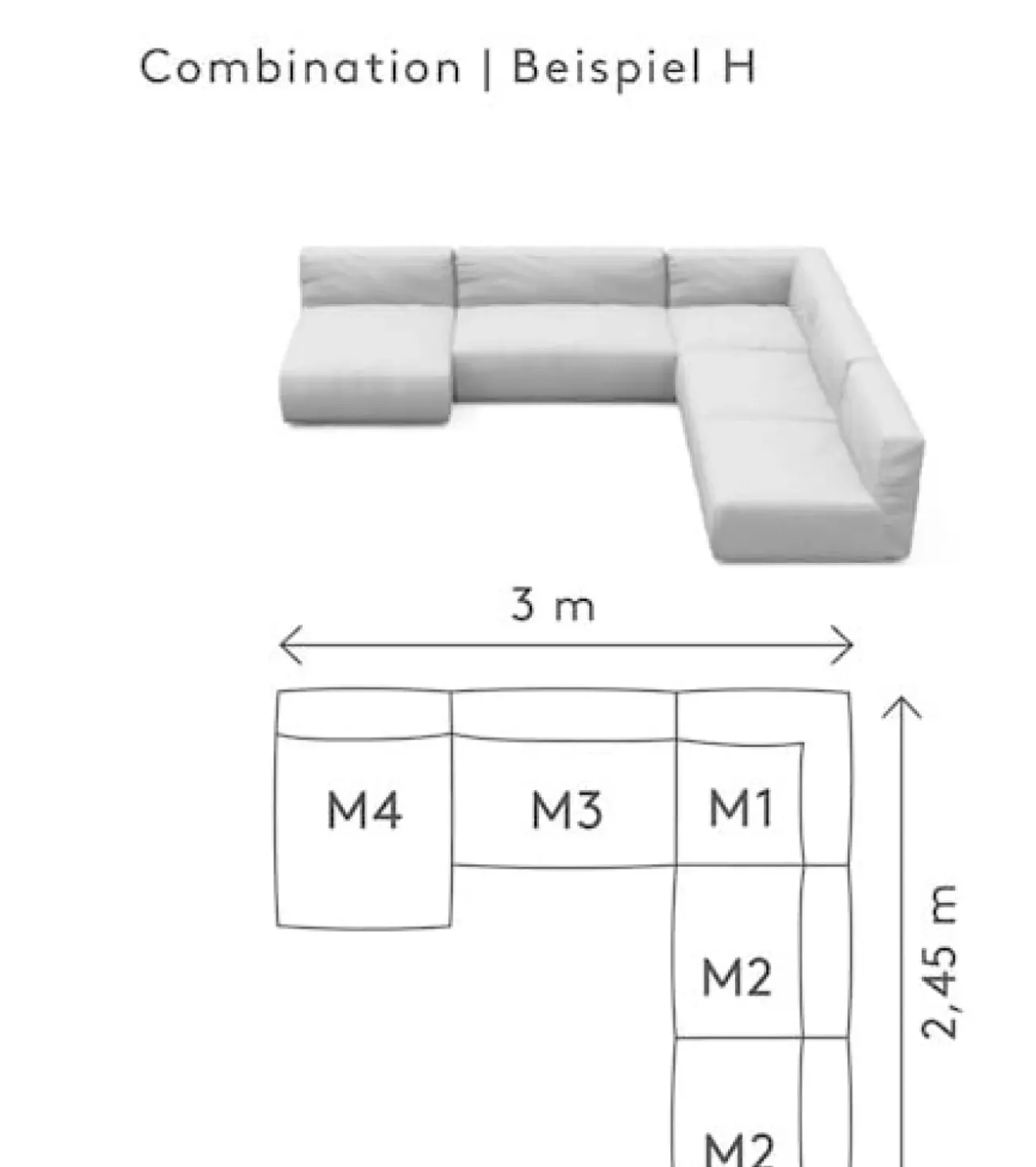 Bath & Living Blomus GROW lounge sofa H (.6206.H)