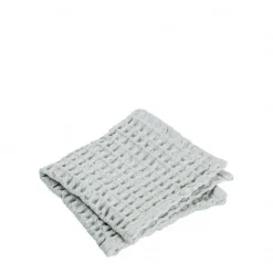 Bath & Living Blomus Guest towel (set / 2) waffle pattern 30x30 cm CARO color Micro Chip, light gray, 400 gr / m² (69008)