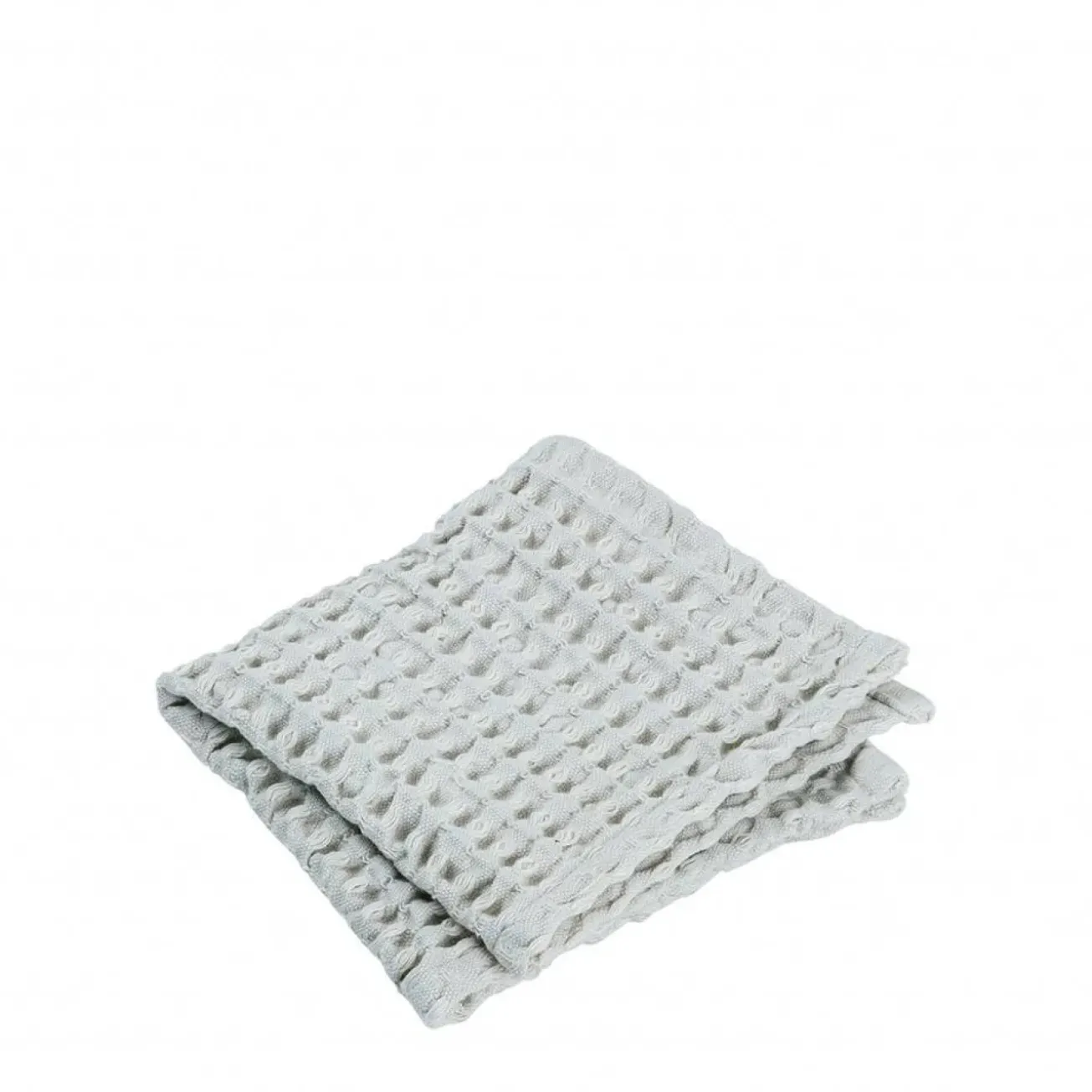 Bath & Living Blomus Guest towel (set / 2) waffle pattern 30x30 cm CARO color Micro Chip, light gray, 400 gr / m² (69008)