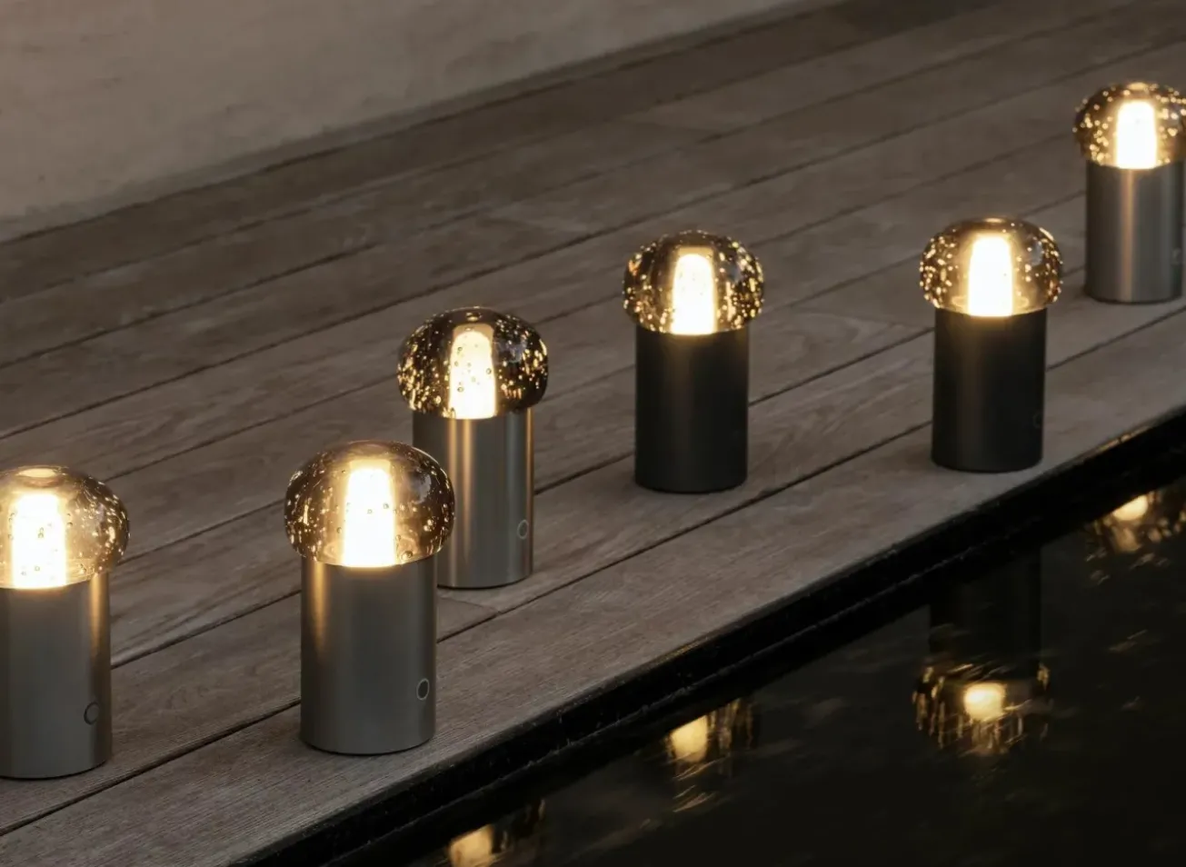 Bath & Living Blomus IRIS table lamp color Metallic Finish (67045)