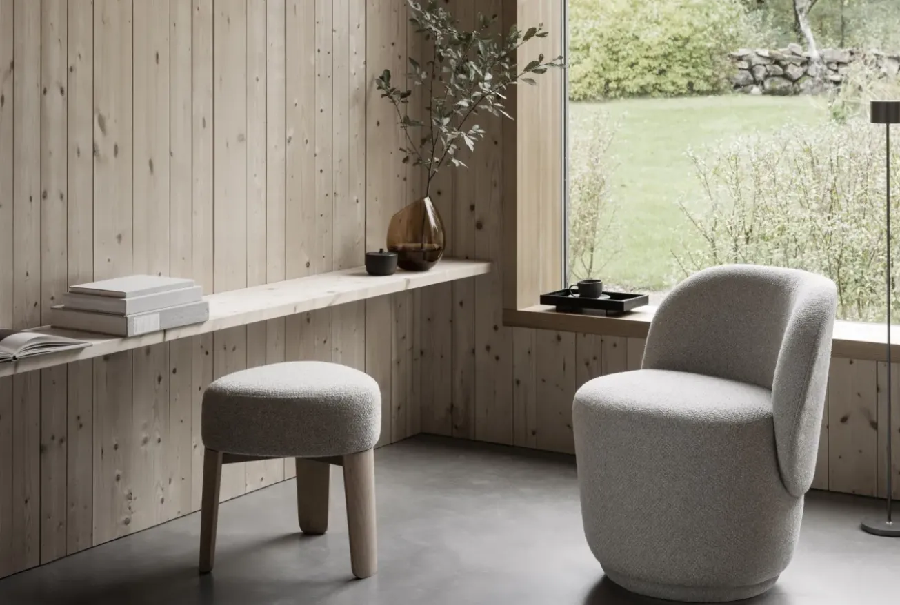 Bath & Living Blomus KUON swivel armchair color - 66941