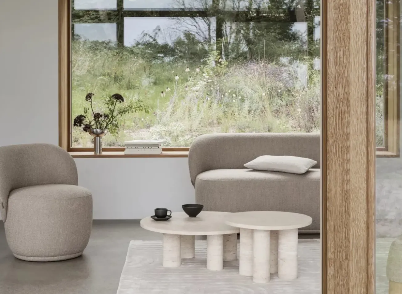 Bath & Living Blomus KUON swivel armchair color - 66941