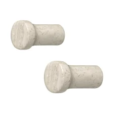 Bath & Living Blomus LAMURA wall hooks Mourning Dove set / 2 (66341)