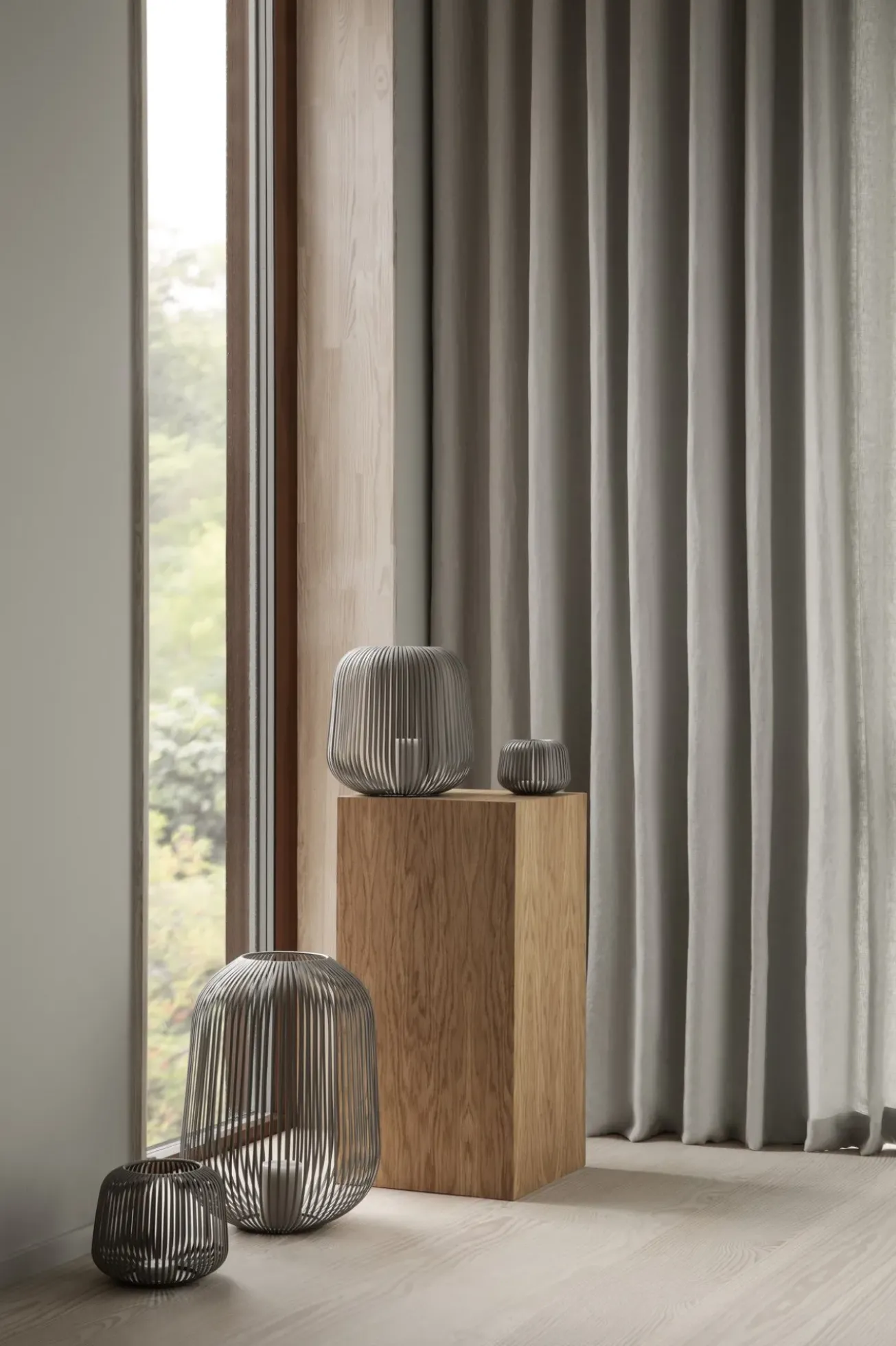 Bath & Living Blomus LITO lantern / lantern color Rusty Look (extra small) 66955
