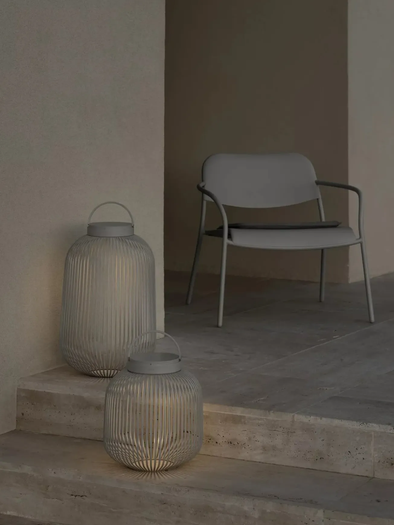 Bath & Living Blomus LITO LED lamp color Silk Gray (medium) 67052