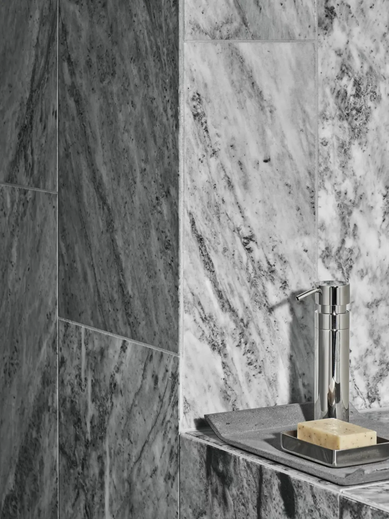 Bath & Living Blomus MOON tray color Dark Gray (grey) Large
