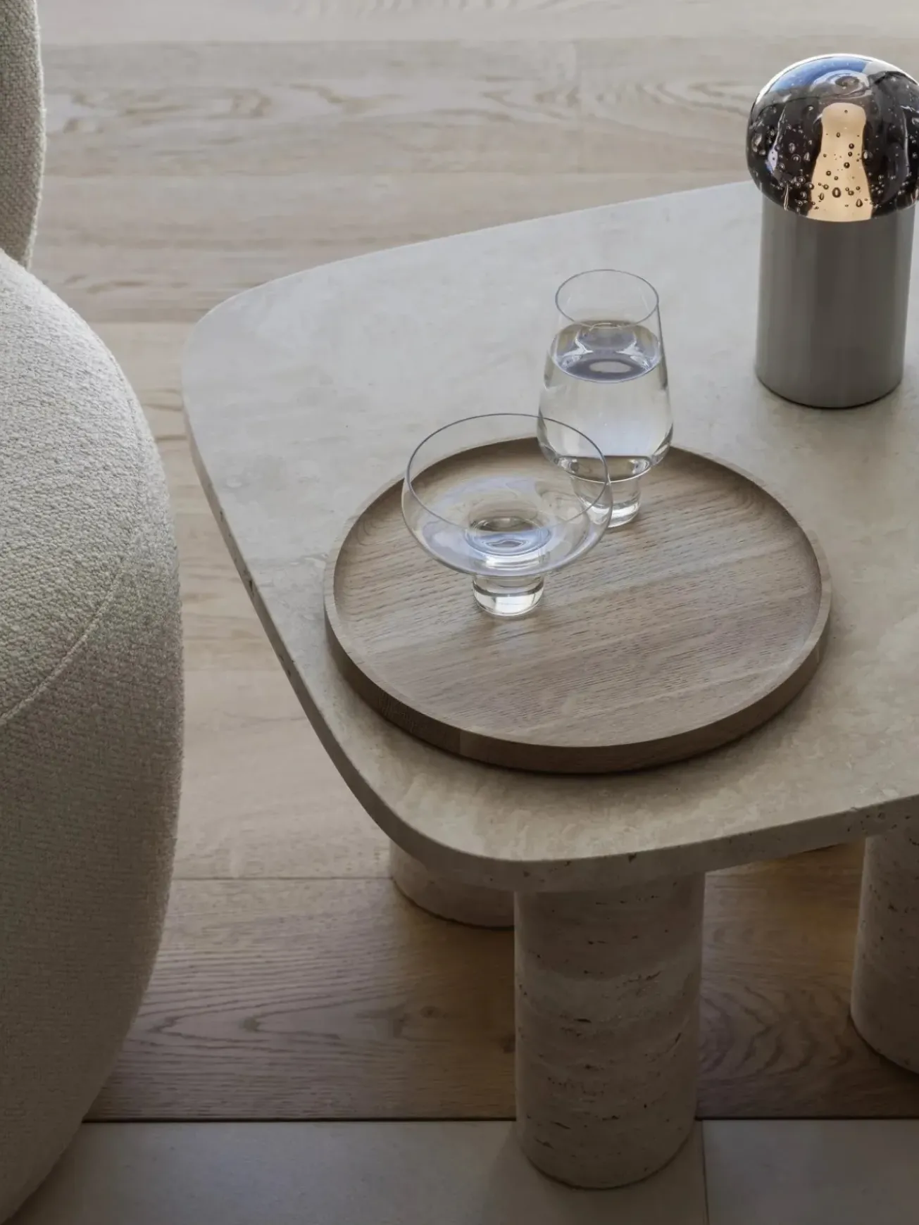 Bath & Living Blomus OKU round tray / tray (medium) 64548