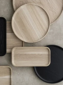 Bath & Living Blomus OKU round tray / tray (medium) 64548