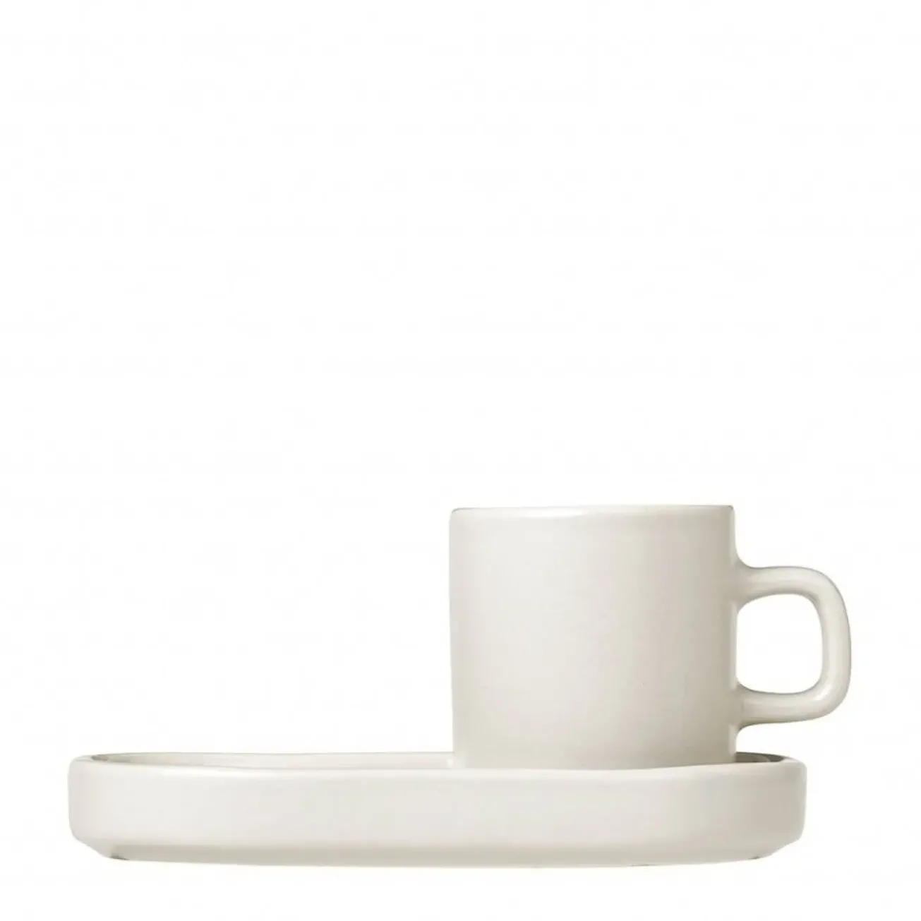 Bath & Living Blomus PILAR 2 espresso cups 50 ml with saucer (63703)
