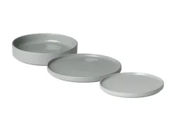 Bath & Living Blomus PILAR 12-piece crockery set Mirage Gray - (4x 63715 / 63716 / 63717)