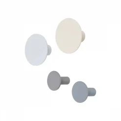 Bath & Living Blomus PONTO wall hooks (set/4) color Warm Gray - 66962