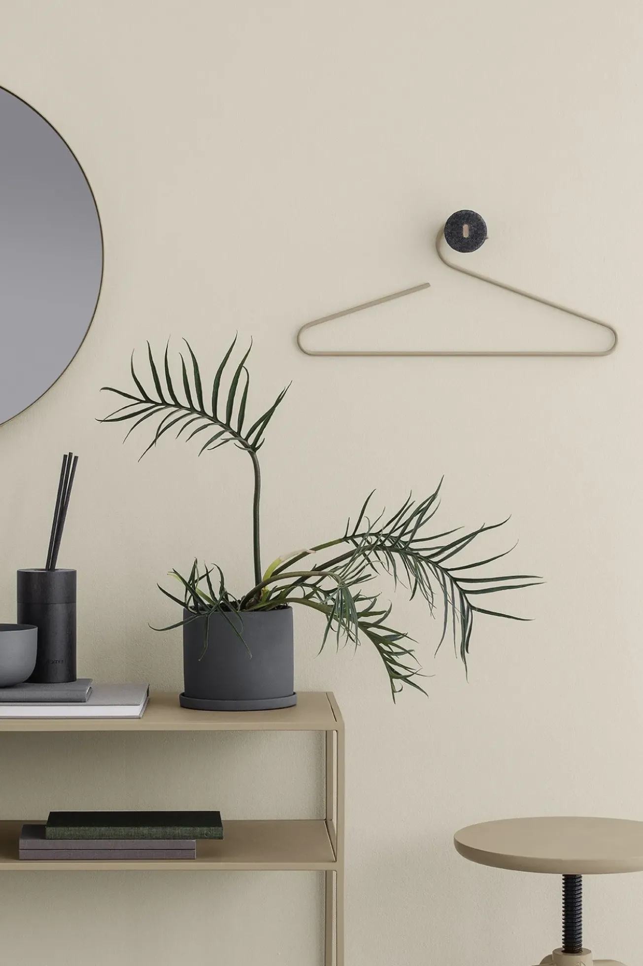 Bath & Living Blomus RIM wall mirror 50 cm (Nomad) 66002