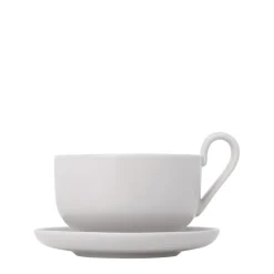 Bath & Living Blomus RO set/2 tea cups with saucer Nimbus Cloud (64142)