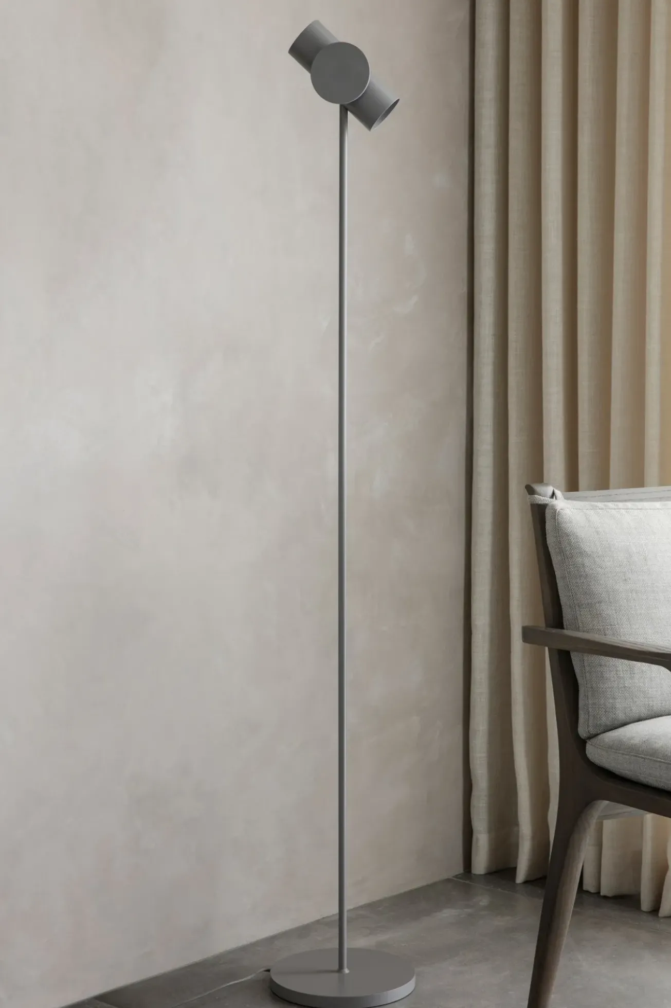 Bath & Living Blomus STAGE floor lamp Warm Gray (66185) height 130 cm