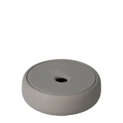Bath & Living Blomus Storage box / soap dish SONO color , taupe (69049) Ø12 cm