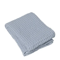 Bath & Living Blomus Towel CARO waffle pattern 50x100 cm color Ashley Blue (69183)