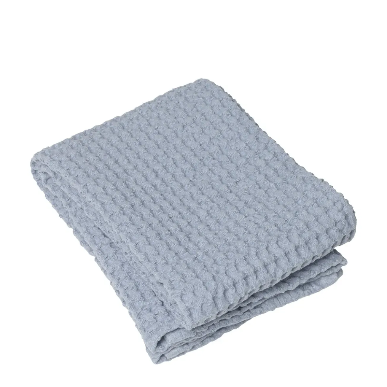 Bath & Living Blomus Towel CARO waffle pattern 50x100 cm color Ashley Blue (69183)