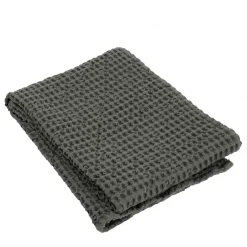 Bath & Living Blomus Towel waffle pattern 50x100 cm CARO color Agave Green, olive green, 400 gr / m² (68999)