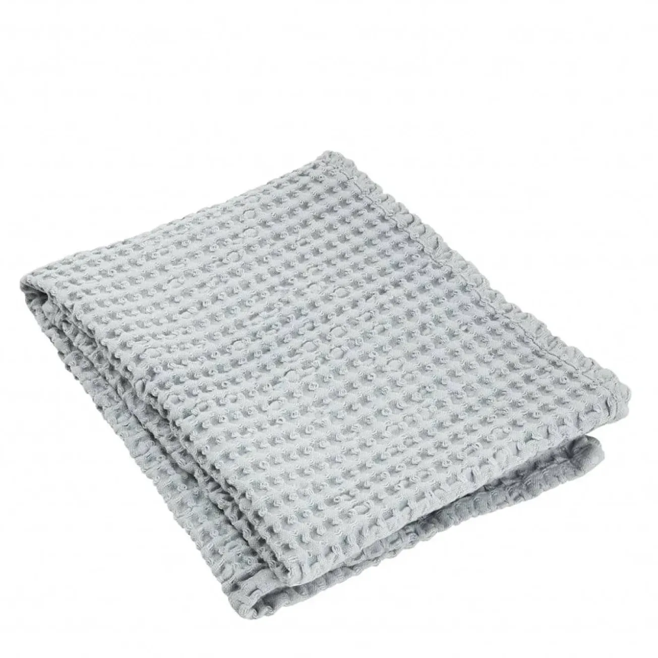 Bath & Living Blomus Towel waffle pattern 50x100 cm CARO color Micro Chip, light gray, 400 gr / m² (69003)