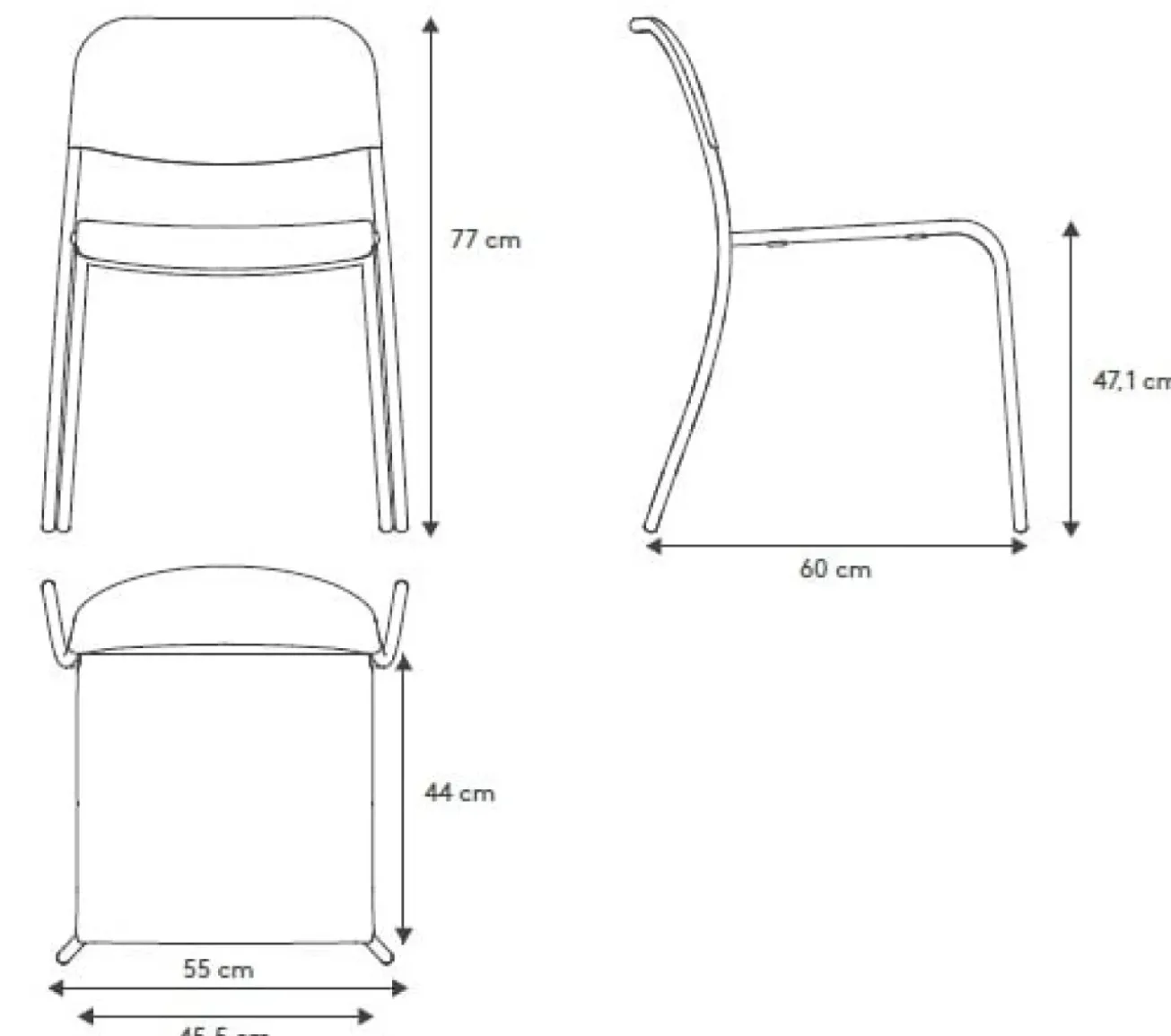 Bath & Living Blomus YUA garden chair Silk Gray (62171)