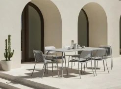 Bath & Living Blomus YUA garden table 180 x 90 cm - Silk Gray (62185)