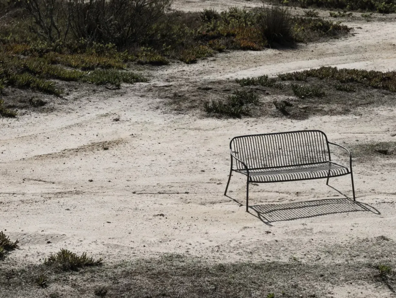 Bath & Living Blomus YUA WIRE garden bench Silk Gray (62183)