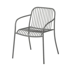 Bath & Living Blomus YUA WIRE garden chair armrest Granite Gray (62181)