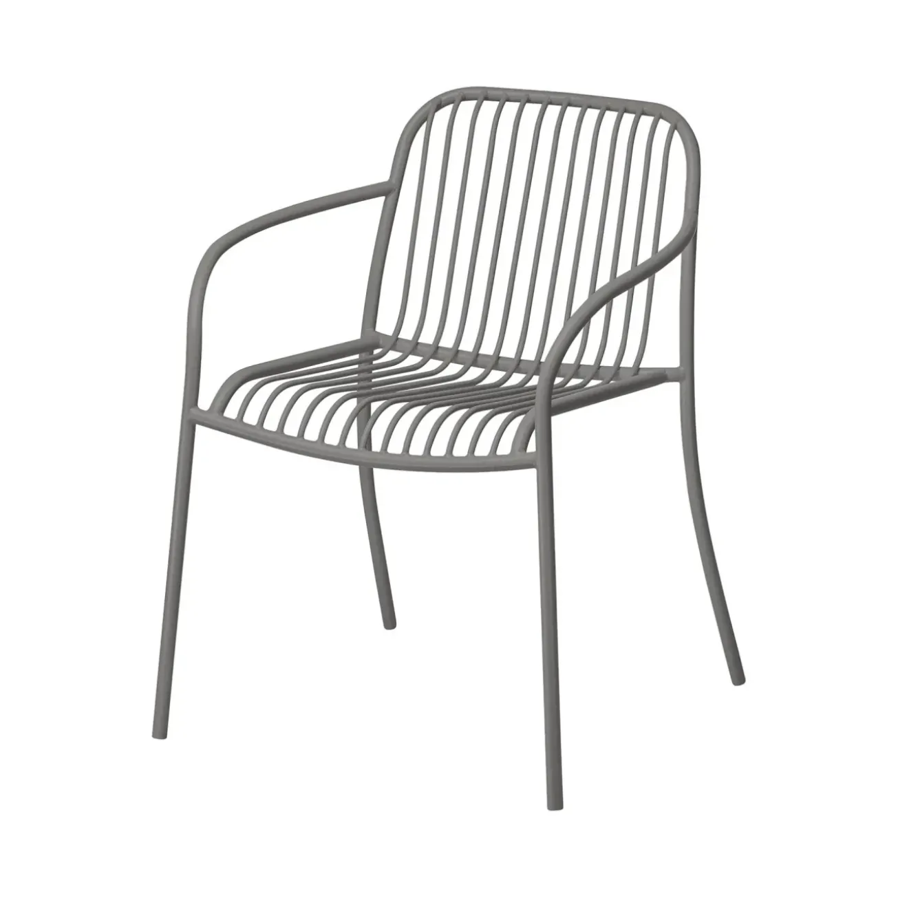 Bath & Living Blomus YUA WIRE garden chair armrest Granite Gray (62181)