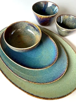 Bath & Living BonBistro CIRRO bowl 10 cm - Green multi (740565)